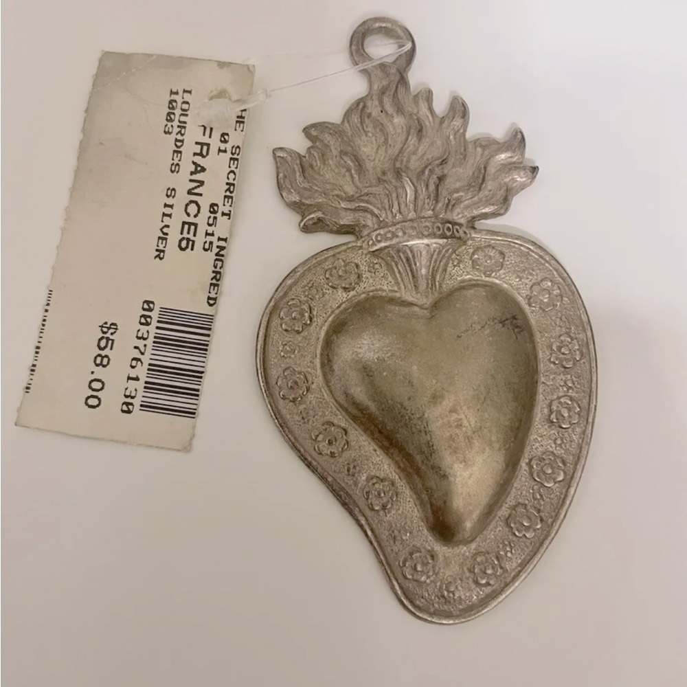 gpm Sacred Heart Pendant Silver ZINN?